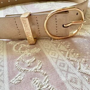 Anne Klein Women's Sparkly Gold Belt